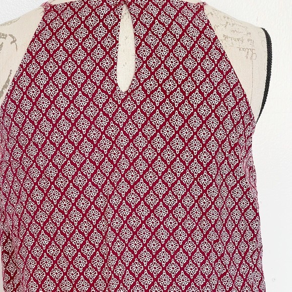 Old Navy Womens Blouse Print Tank Top Sleeveless Size XS Beach Boho Bohemian - Picture 5 of 12